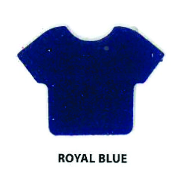 Siser HTV Vinyl Stripflock PRO Royal Blue 12"x15" Sheet - VSF-03-12X15SHT